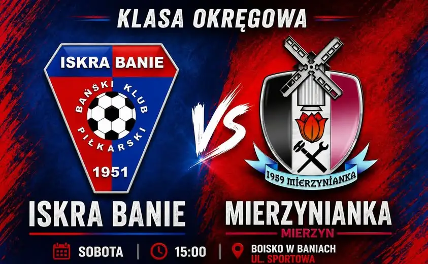 Zapowiedź meczu: Mierzynianka Mierzyn w Baniach