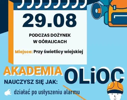 Krajowy Trening Reagowania na Sygnały Alarmowe podczas Dożynek w Góralicach