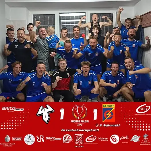 Energetyk Gryfino II awansuje do III rundy Pucharu Polski ZZPN po rzutach karnych