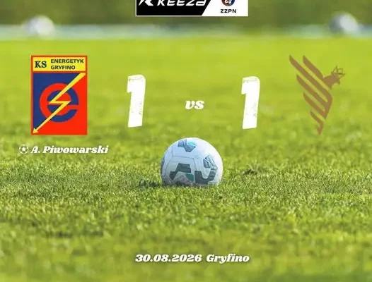 Energetyk Gryfino II zdobywa pierwszy punkt w Serie A po remisie z Vielgovią
