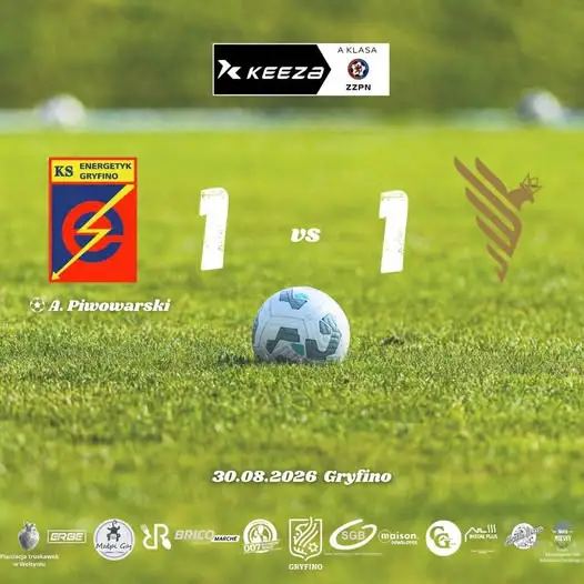 Energetyk Gryfino II zdobywa pierwszy punkt w Serie A po remisie z Vielgovią