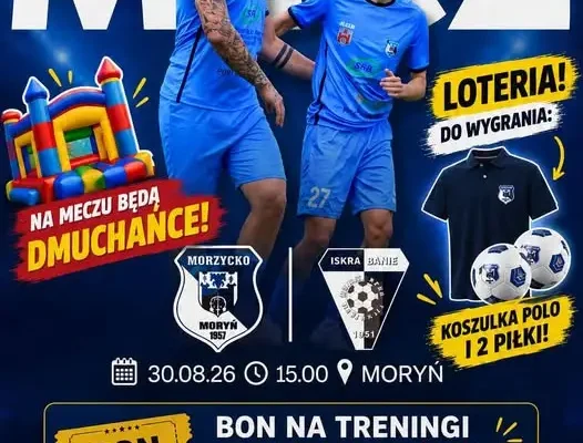 Niedzielny mecz z Morzyckiem: loteria, dmuchańce i atrakcje dla kibiców