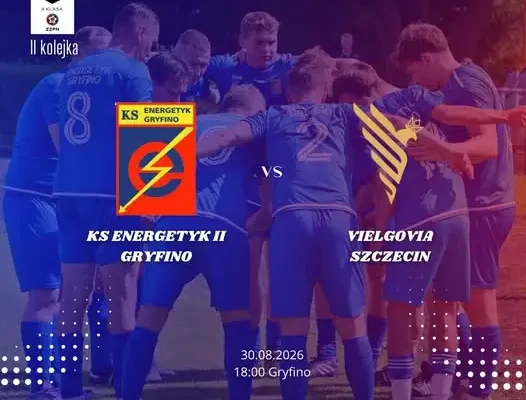 KS Energetyk II Gryfino podejmuje Vielgovię Szczecin w niedzielnym meczu
