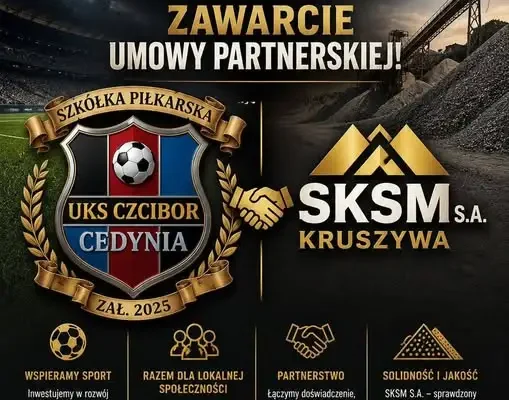SKSM S.A. oficjalnym partnerem Akademii Czcibor Cedynia