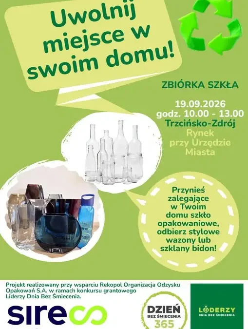 Przynieś szkło, odbierz nagrodę – rusza akcja „Mobilny punkt edukacji szklanej”