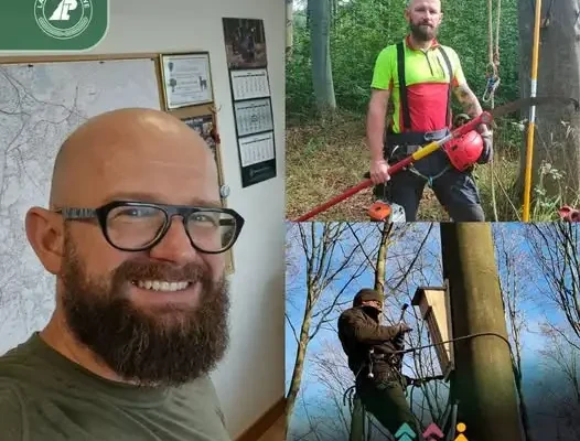 Leśnik z Gryfina łączy pracę z pasją do nietoperzy i wspinaczki