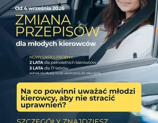 Nowe przepisy dla młodych kierowców – sprawdź, jak nie stracić prawa jazdy