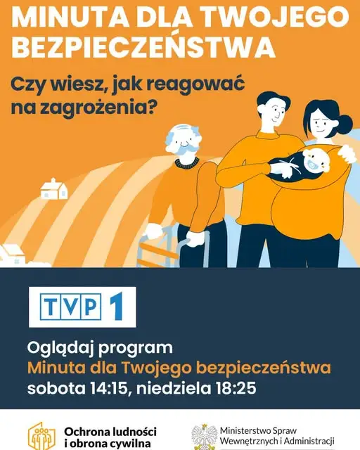 Nowy projekt MSWiA i TVP: „Minuta dla Twojego bezpieczeństwa” – jak przygotować się na kryzys?