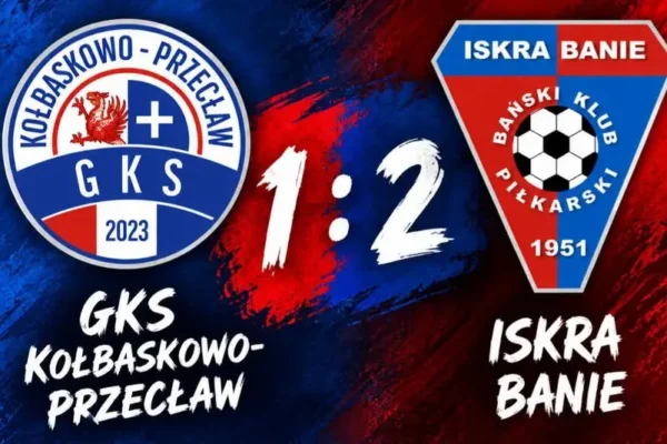 Iskra Banie wygrywa na wyjeździe z GKS Kołbaskowo-Przecław 2:1