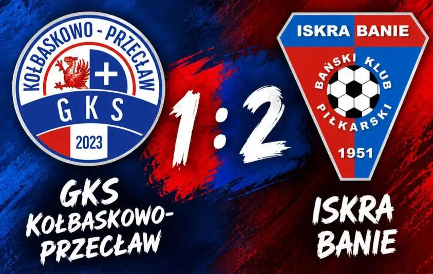 Iskra Banie wygrywa na wyjeździe z GKS Kołbaskowo-Przecław 2:1