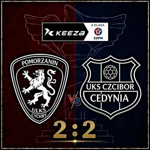 Remis Czcibora Cedynia z Pomorzaninem Cychry 2:2