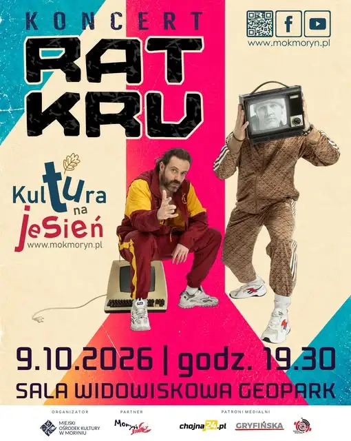 RAT KRU wystąpi w Geoparku w Moryniu – bezpłatny koncert już 9 października