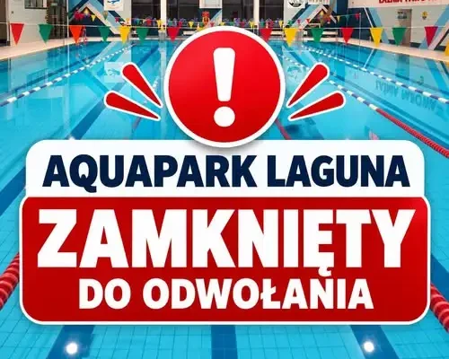 Aquapark Laguna w Gryfinie zamknięty do odwołania z powodu złej jakości wody