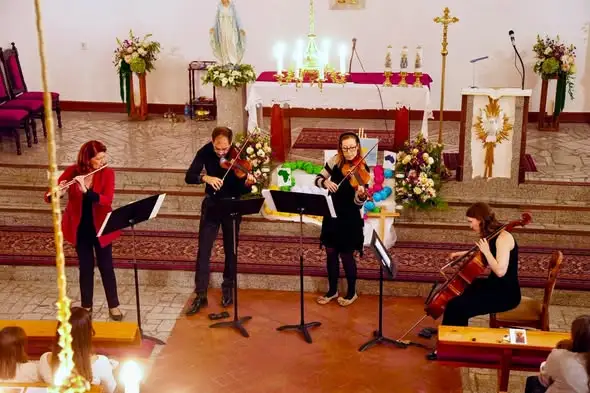 Koncert Baltic Neopolis Orchestra i Luisy Sello w zabytkowym kościele w Sobieradzu