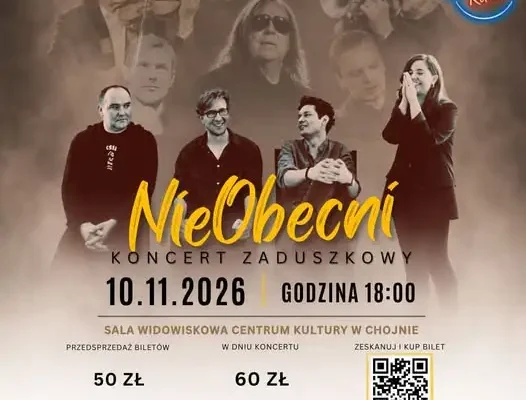 Koncert Zaduszkowy „NieObecni” w Chojnie – 10 listopada 2026
