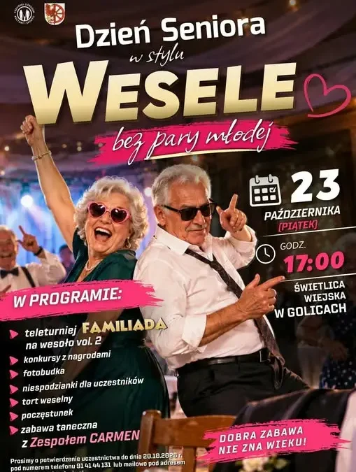 Wesele bez pary młodej w Golicach – Dzień Seniora z zespołem Carmen