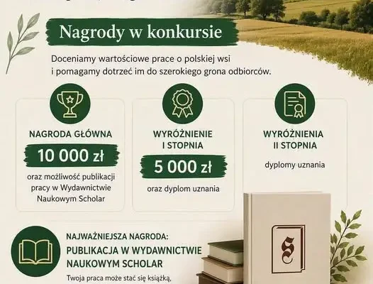 XVIII edycja konkursu „Polska wieś – dziedzictwo i przyszłość” im. Profesora Jerzego Wilkina