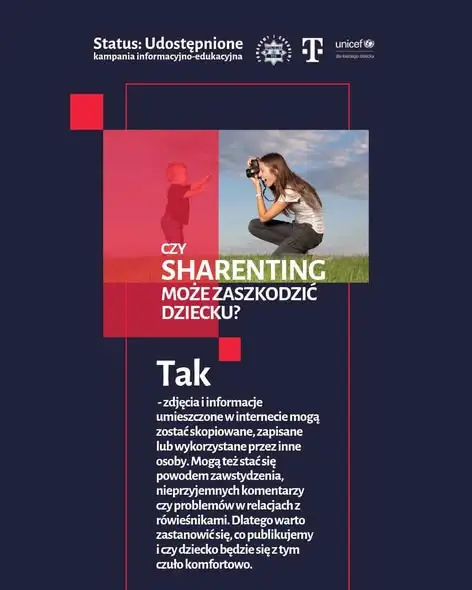 Sharenting pod lupą policji, T-Mobile i UNICEF – czy Twoje zdjęcia dziecka są bezpieczne?