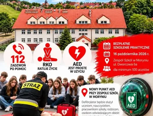 Moryń: Uczniowie uczą się ratować życie i biją rekord WOŚP