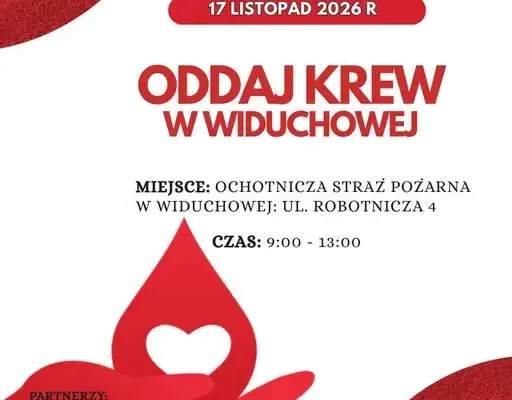Akcja krwiodawstwa w OSP Widuchowa – 17 listopada pomóż Lenie Bartkiewicz