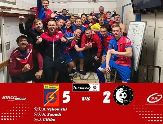 Energetyk Gryfino II wygrywa derby z Czarnymi Lubanowo 5:2