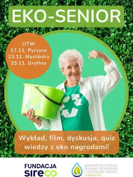 EKO-SENIOR w Gryfinie: bezpłatne warsztaty ekologiczne dla seniorów