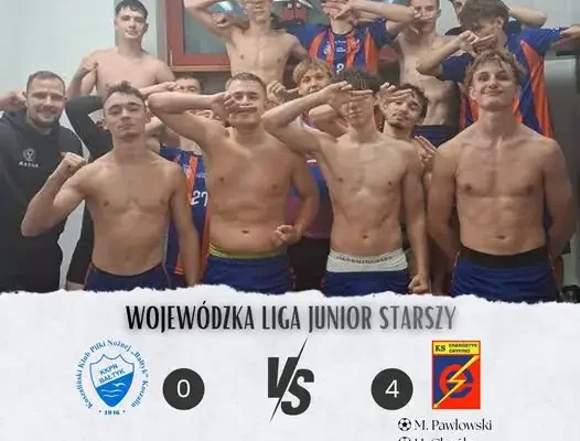 Energetyk Gryfino rozbił Bałtyk Koszalin 4:0 w zaległym meczu juniorów starszych