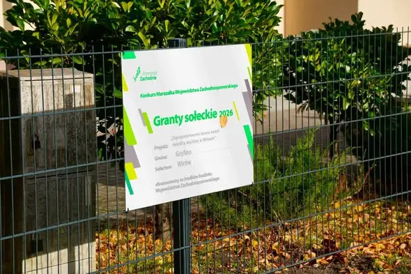 Nowe inwestycje w gminie Gryfino: oświetlenie w Chlebowie i ogrodzenie w Wirowie
