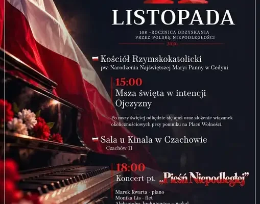 Cedynia uczci 108. rocznicę odzyskania niepodległości – msza, apel i koncert