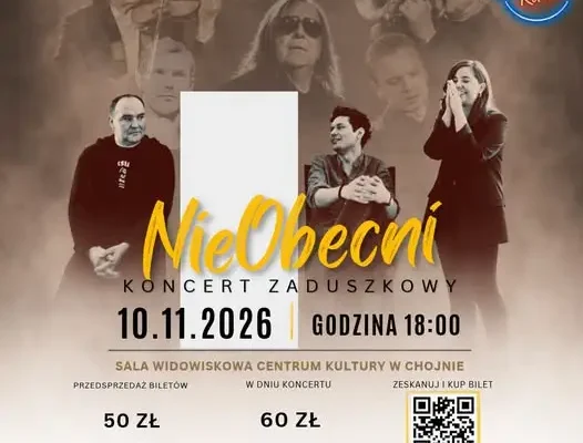 Koncert Zaduszkowy „NieObecni” w Chojnie – 10 listopada 2026