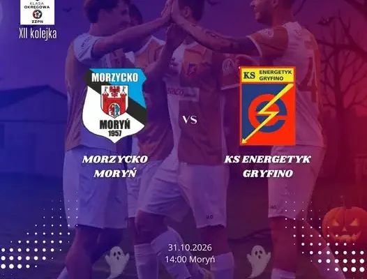 KS Energetyk Gryfino zagra w Moryniu w 12. kolejce KEEZA Klasy Okręgowej