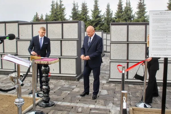 Chojna: pierwsze kolumbarium na cmentarzu komunalnym już działa