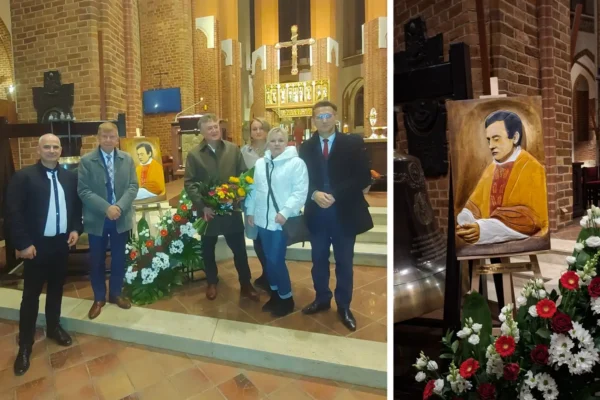 Drewniana płaskorzeźba bł. ks. Jerzego Popiełuszki trafiła do szczecińskiej archikatedry